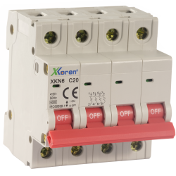 XKOREN 10A 6kA 4 Kutup C Eğrisi Otomatik Sigorta